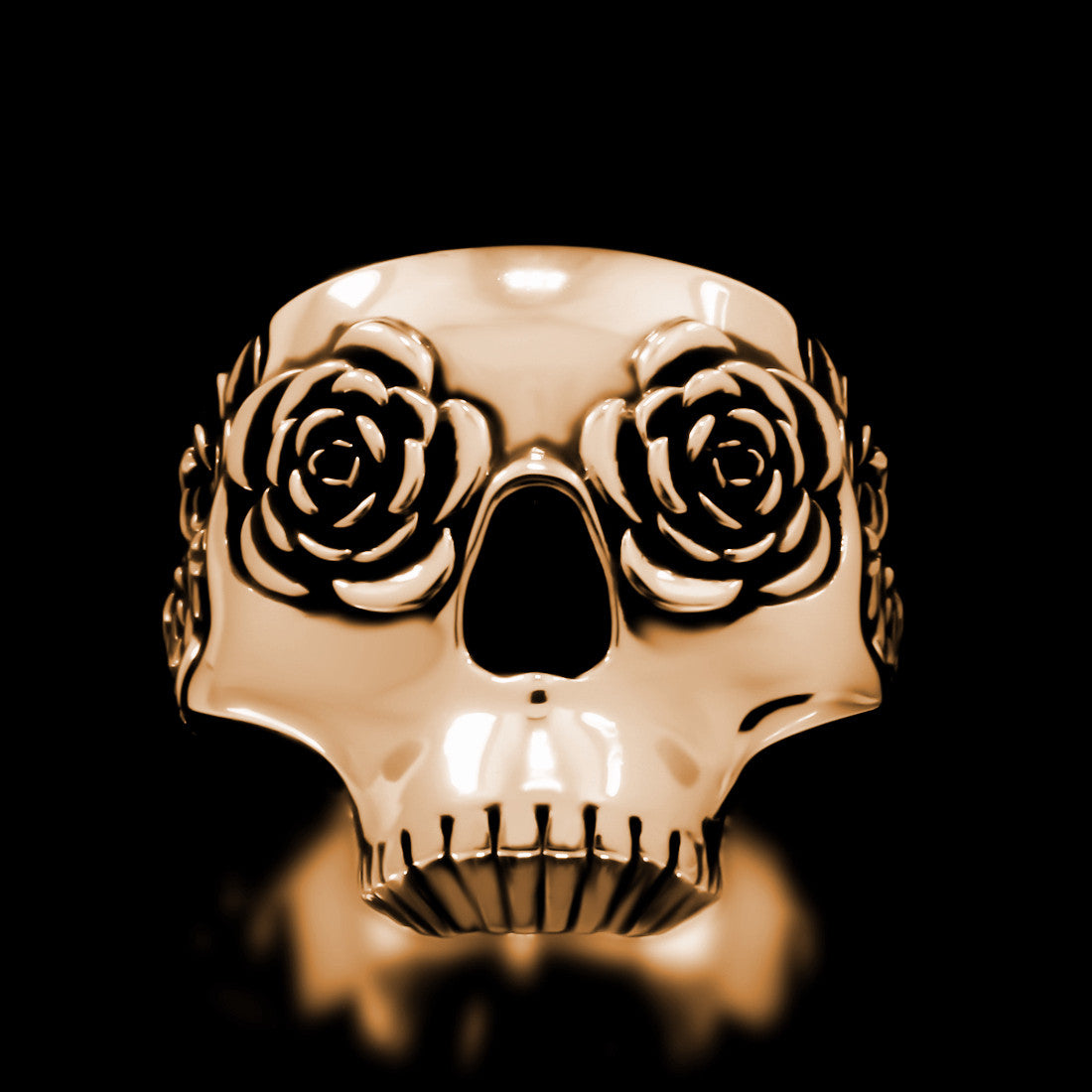 Frida Skull Ring - Brass - Twisted Love NYC