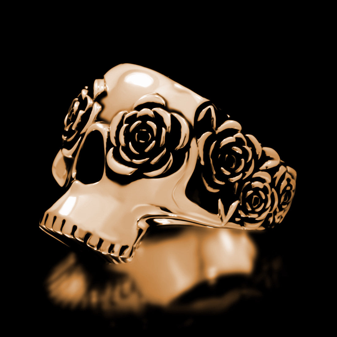 Frida Skull Ring - Brass - Twisted Love NYC