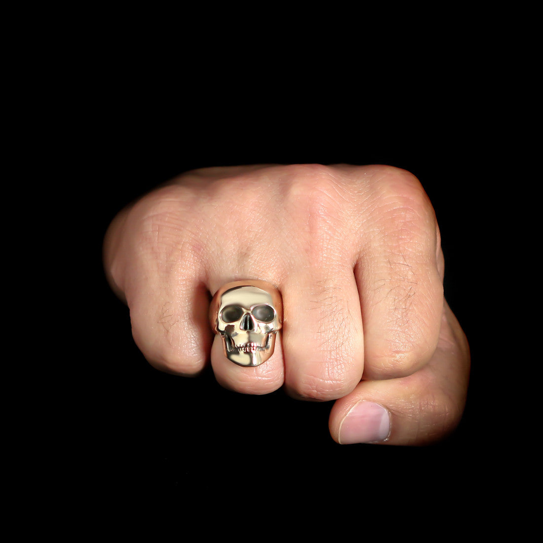 Classic Skull Ring - Brass - Twisted Love NYC