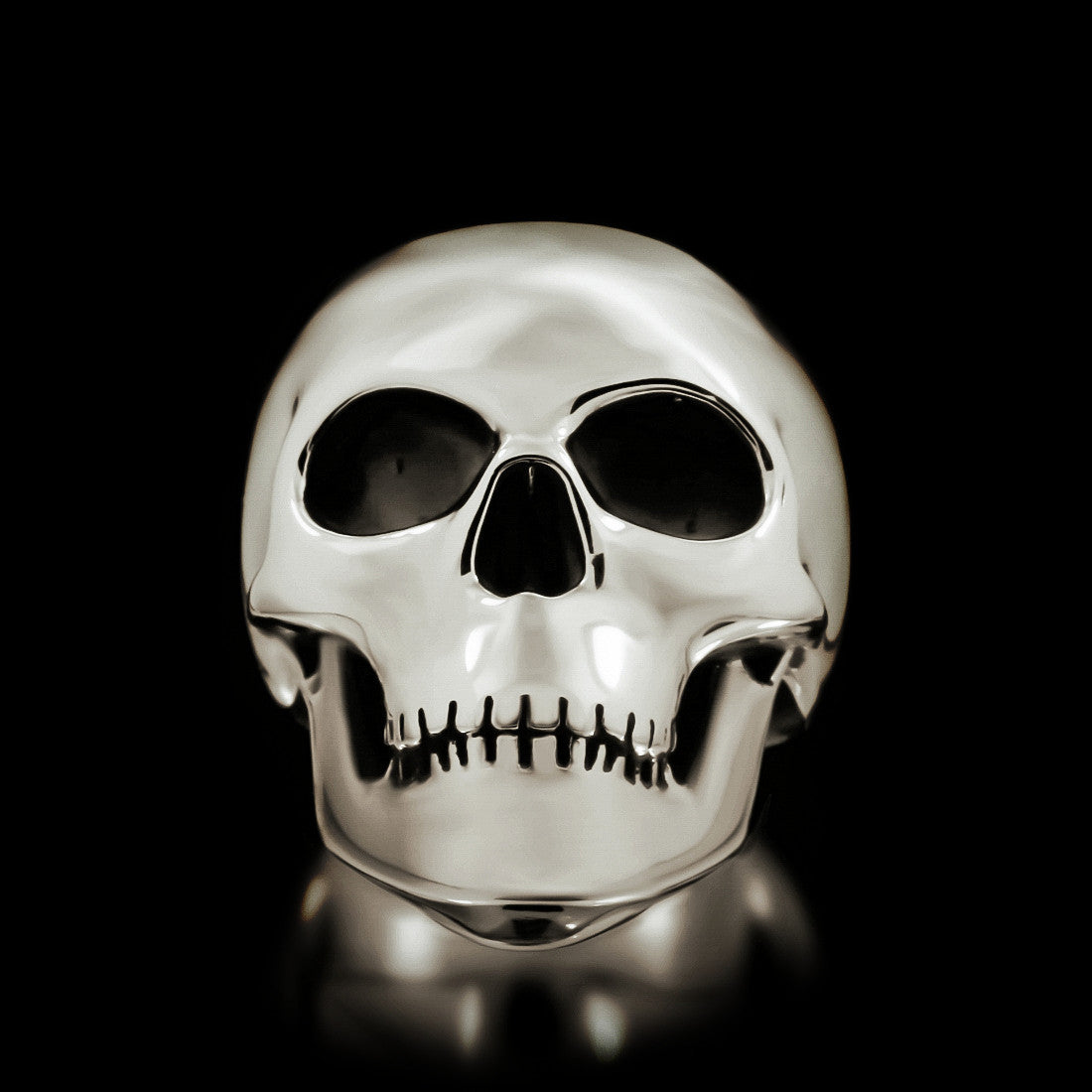 Classic Skull Ring - Sterling Silver - Twisted Love NYC