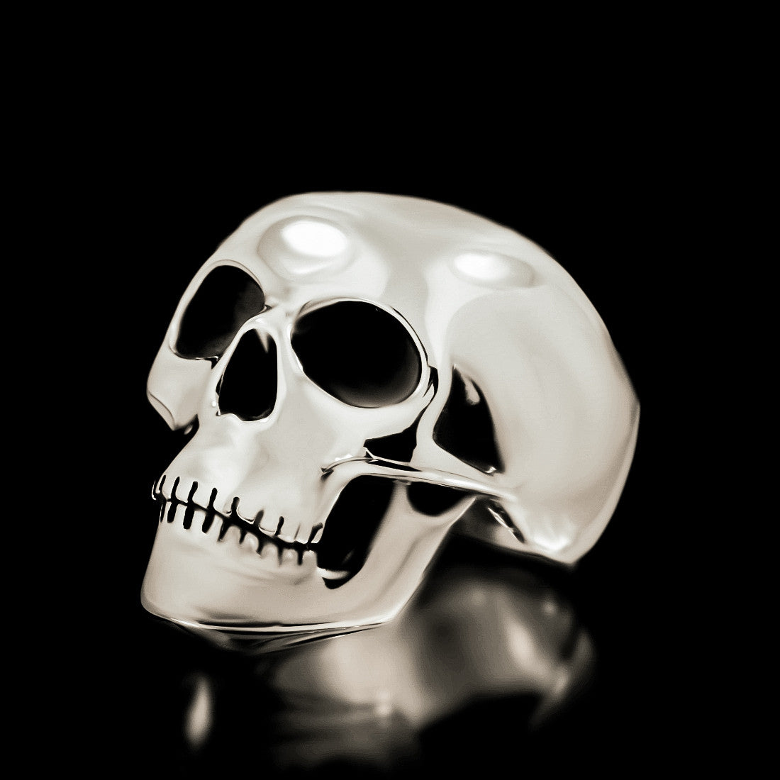 Classic Skull Ring - Sterling Silver - Twisted Love NYC