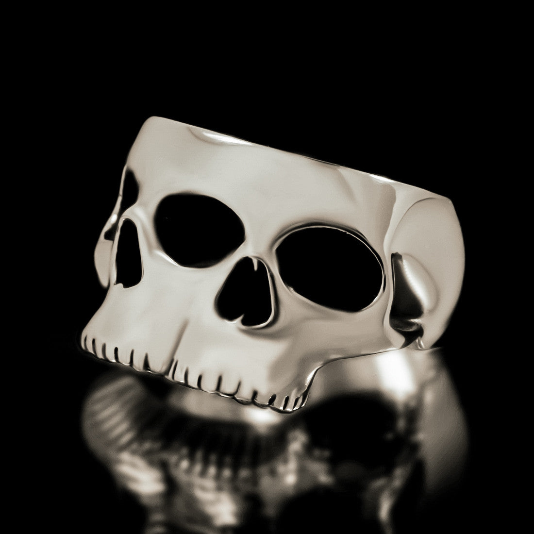 Siamese Skull Ring - Sterling Silver - Twisted Love NYC