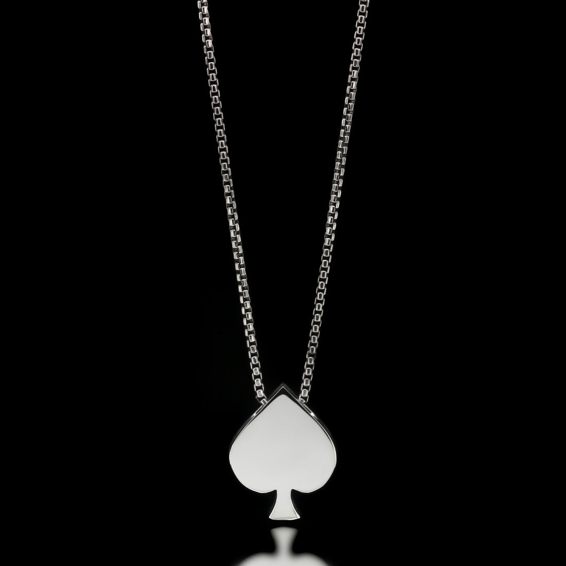 Spade Slider Necklace - Sterling Silver - Twisted Love NYC