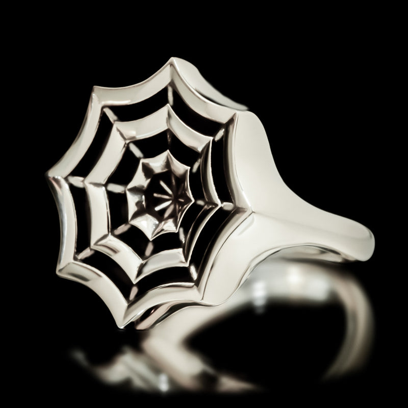 Spider Web Ring - Sterling Silver - Twisted Love NYC