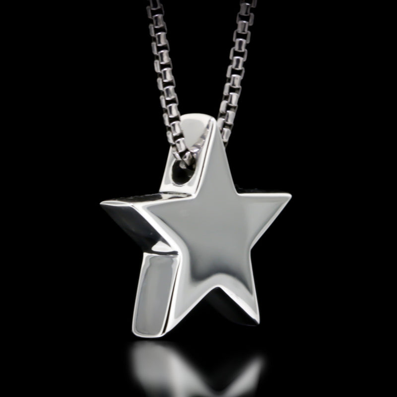 Star Slider Necklace - Sterling Silver - Twisted Love NYC